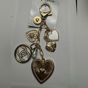 New bag charm with hearts